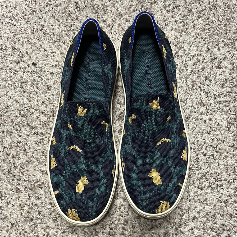 Rothy's | Blue Spot Slip-on Sneakers